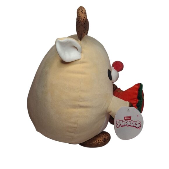 ZURU Snackles Rudi Reindeer 14" Plush w/ Reese's Peanut Butter Trees Christmas - Picture 3 of 5